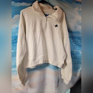 Prince Pickleball NWOT Quarter Zip Crop Pullover Sweatshirt‎ Size XXL